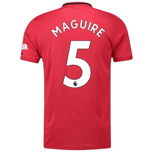 Camiseta Manchester United NO.5 Maguire Primera equipación 2019-2020 Rojo